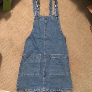 ASOS Denim Pinafore Dress